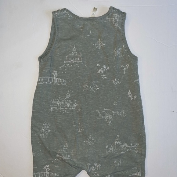 Rylee+Cru Coronado Print Tank Romper - Picture 4 of 7